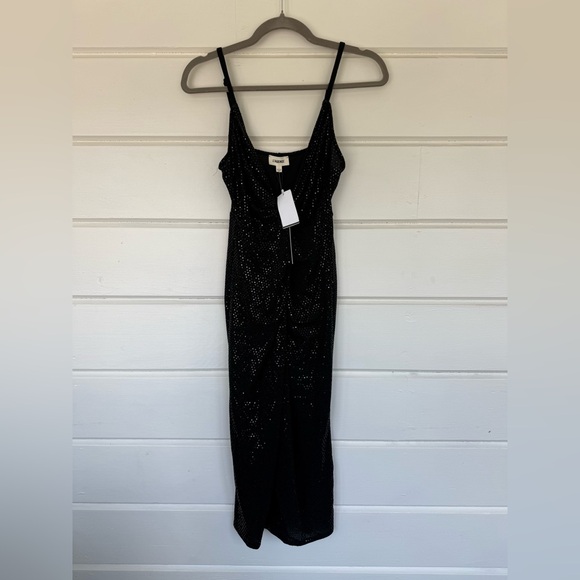 L'AGENCE Dresses & Skirts - L'Agence Chatou Sequin Twist Front Midi Dress - 4 - NWT